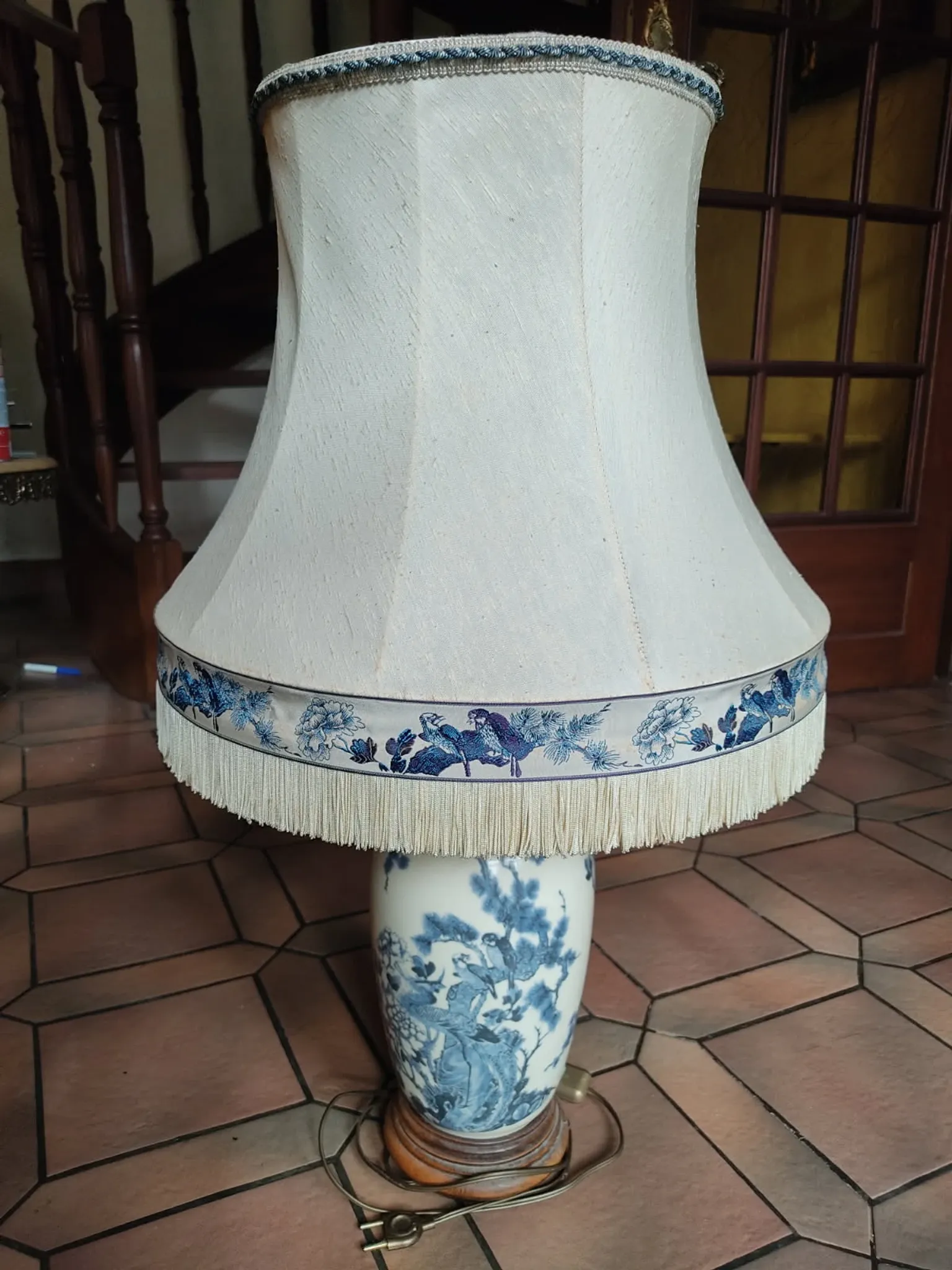 Lampe Blue ginger jar