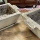 Pair of 1970s cement planters