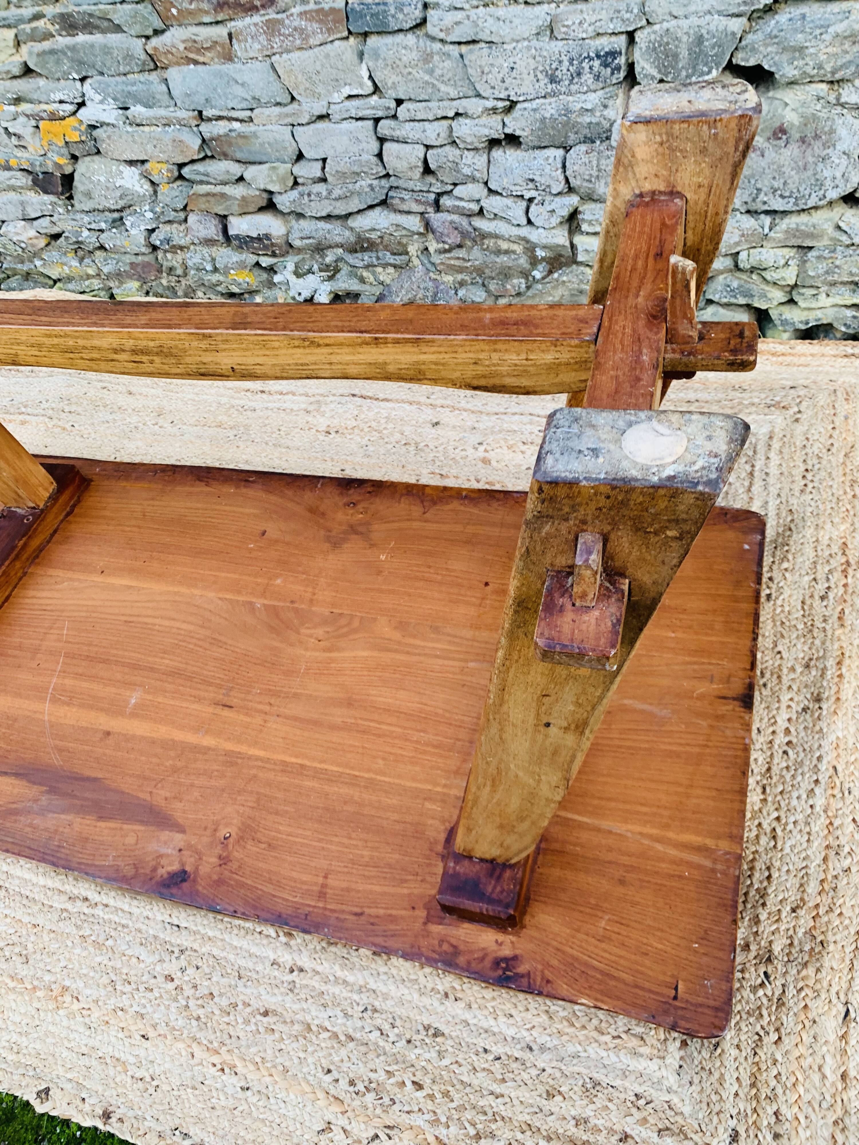 Elm table from Aranjou
