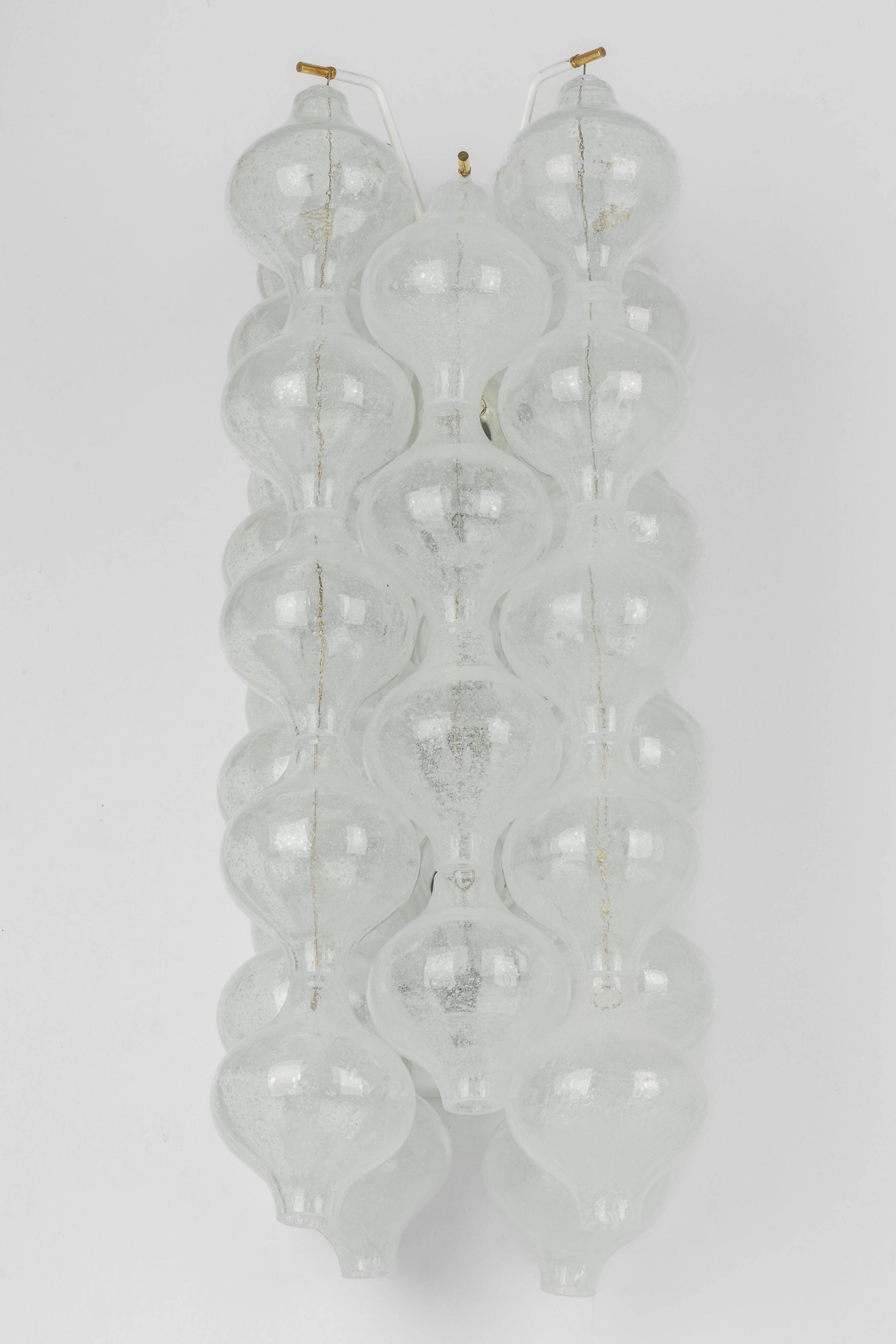 Extra large wall lamp Kalmar 'Tulip', Austria, 1970s