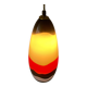 Mid-century coloured glass pendant lamp, 1960, Italy