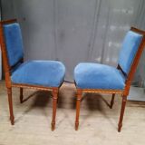 Paire de chaise style louis XVI