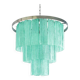 Italian Sea Green Murano Glass Sputnik Chandelier – Modern Mazzega Style