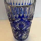 Bohemian cut glass vase