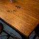 Reichsbahn table with narrow original beech top