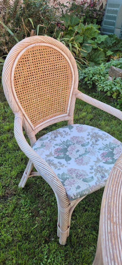 Rattan garden furniture, 1960s Vivai del sud
