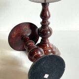 BOUGEOIRS Vintage Patinated Metal Candle Holders