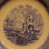 Plates Gustafsberg Porslin AB. Carrara series 1880