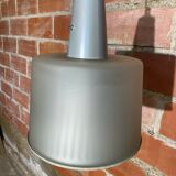 Antique grey metal pendant light with vintage dimmer
