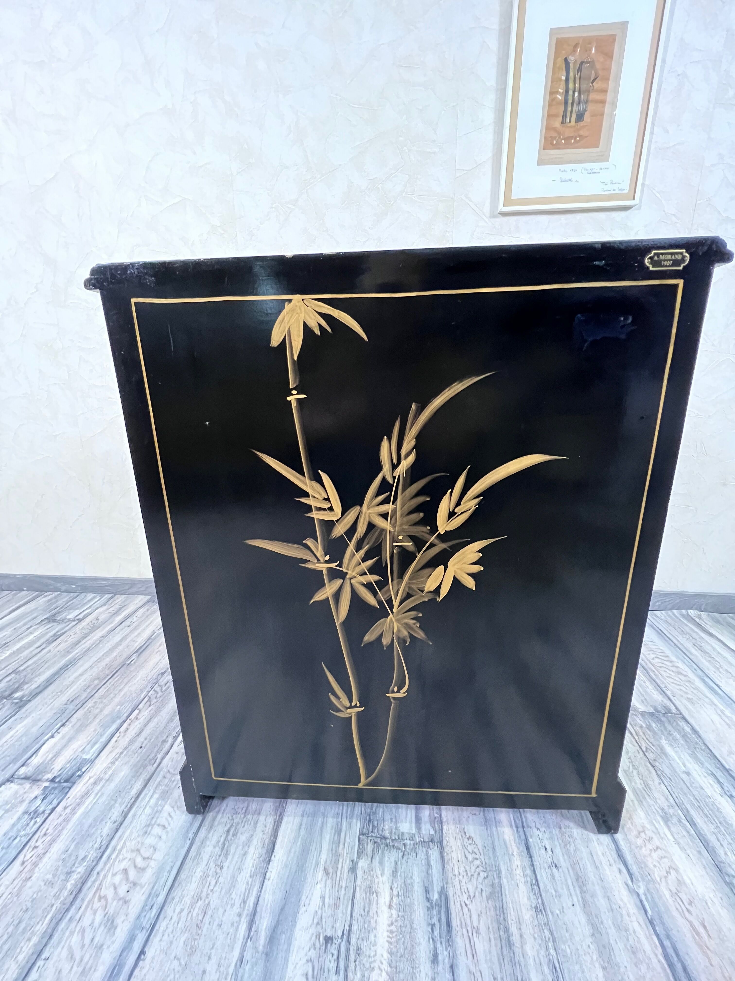 Lacquered stockboard André Morand