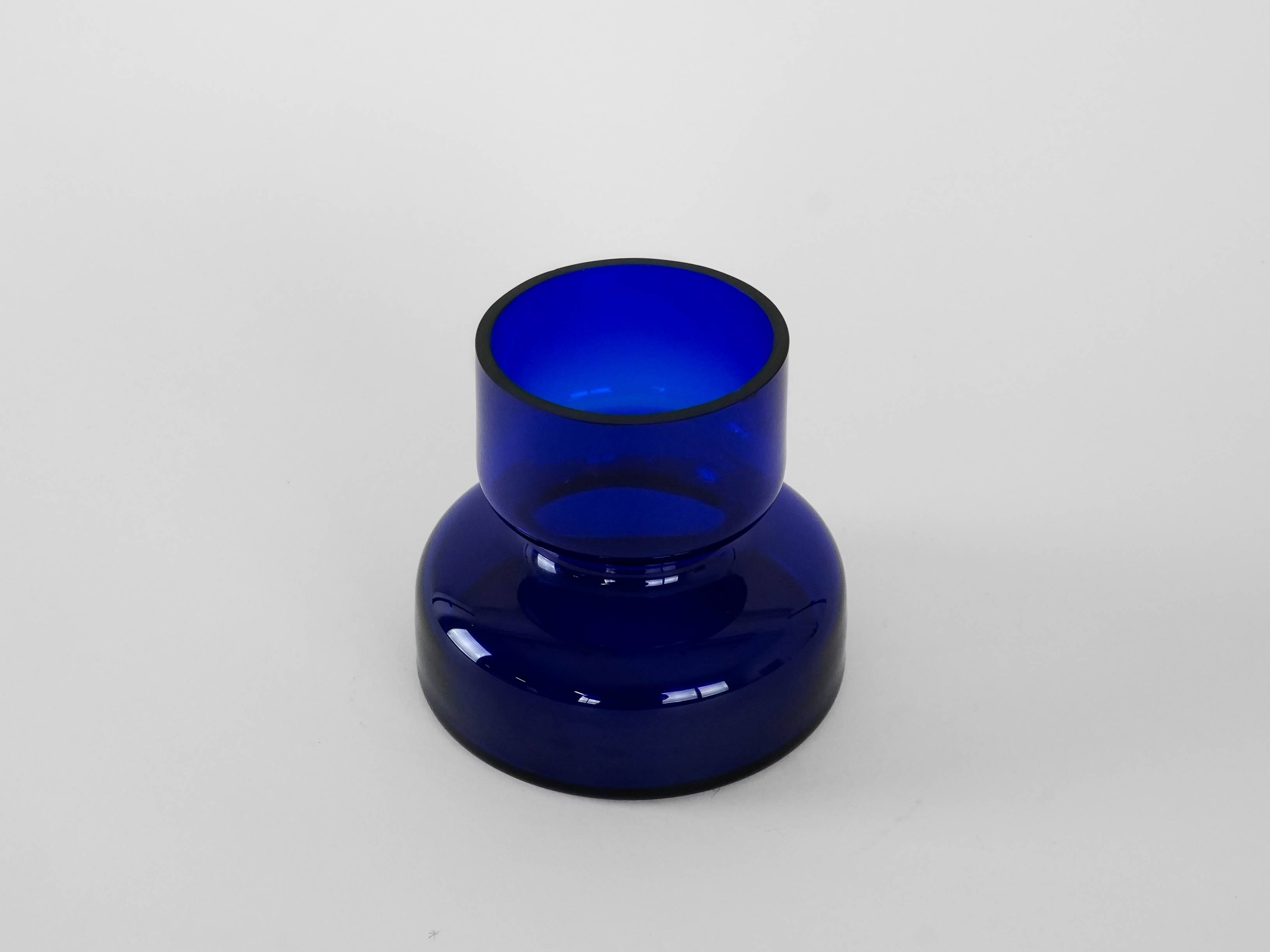 Cobalt vase, Danish design, 1970s, production: Denmark