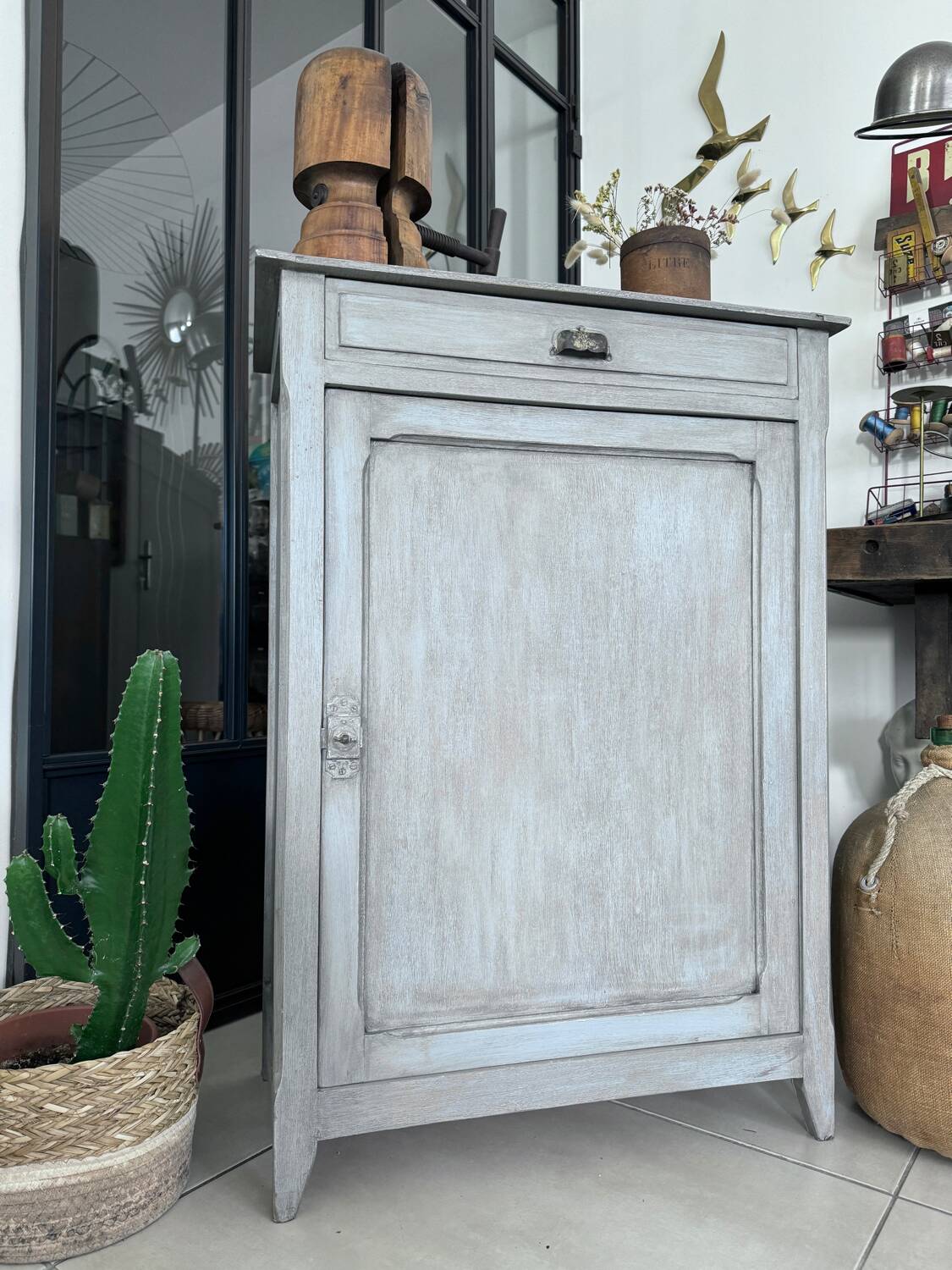 Old vintage Parisian buffet