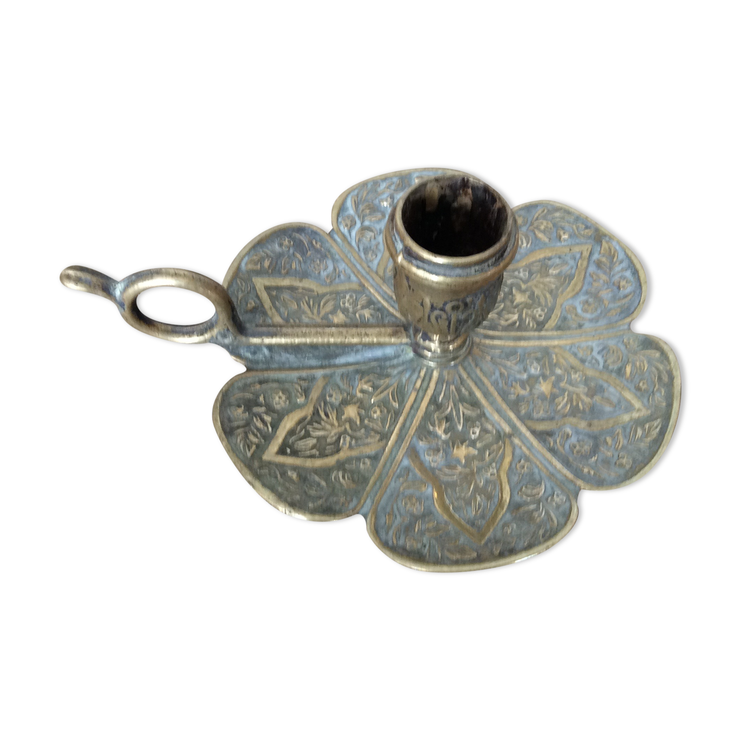 Cellar rat candle holder