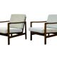 Mid Century Armchairs By Zenon Bączyk, 1960's, Set Of 2