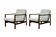 Mid Century Armchairs By Zenon Bączyk, 1960's, Set Of 2