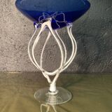 Murano, stretched glass standing cut. 1960