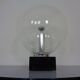 Large glass globe and marble table lamp from Erco, 1960s.