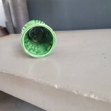 Small vintage green patterned vase