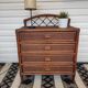 Commode vintage en rotin
