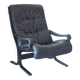 Siesta armchair Westnofa ingmar relling vintage black leather