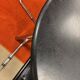 Knoll oval table with black marble and chrome legs by Joe d'Urso, 1983
