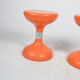 Orange diabolo stool