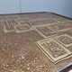 Vintage etched brass coffee table or side table, 1970s