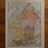 Original lithograph on Canada