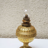 Ancienne lampe à pétrole xl en laiton