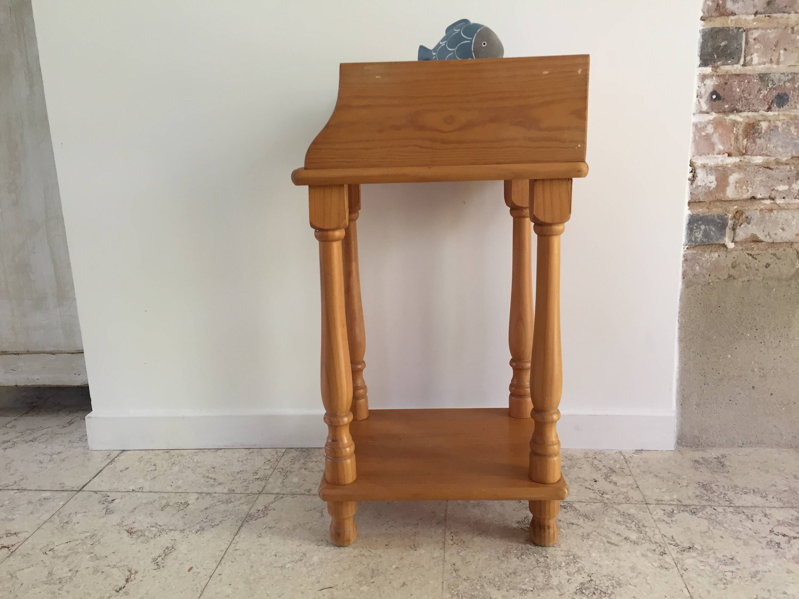 Small vintage bedside table