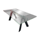 Table rectangulaire en verre Roche et Bobois