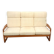Danish teak 3-seater banque Holstebro Mobelfabrik