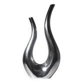 Vase en aluminium sculptural contemporain, très grand