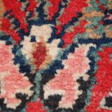 Tapis vintage fait main Hamadan persan 81cm x 194cm (1960s)