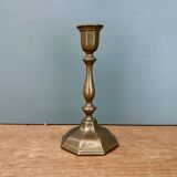 Vintage brass candlestick - candle holder