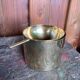Vintage brass ashtray "Arne Jacobsen", Cylinda-Line 1980/1982