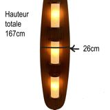 1960s wooden floor lamp