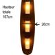 1960s wooden floor lamp