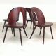 Lot de 4 chaises tout bois par Antonin Suman pour Tatra Nabytok