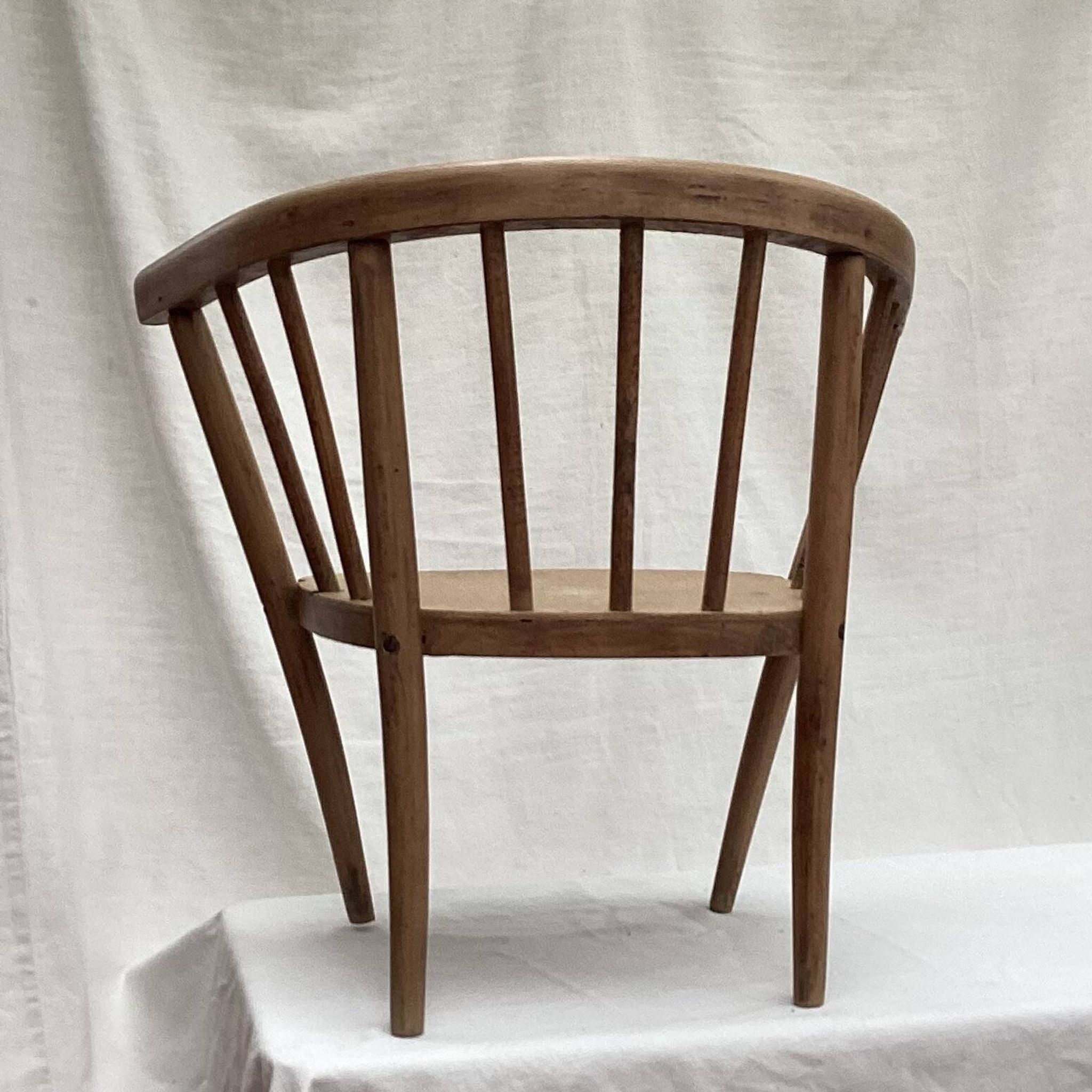 Scandinavian style wooden children's armchair dimension: height -41.5cm- width -50cm-