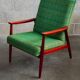 Pair of green armchairs by Jiri Jiroutek for Interier Praha 1960