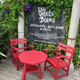 Basque garden armchair set