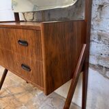 Danish rosewood veneer dressing table from the 1960s.