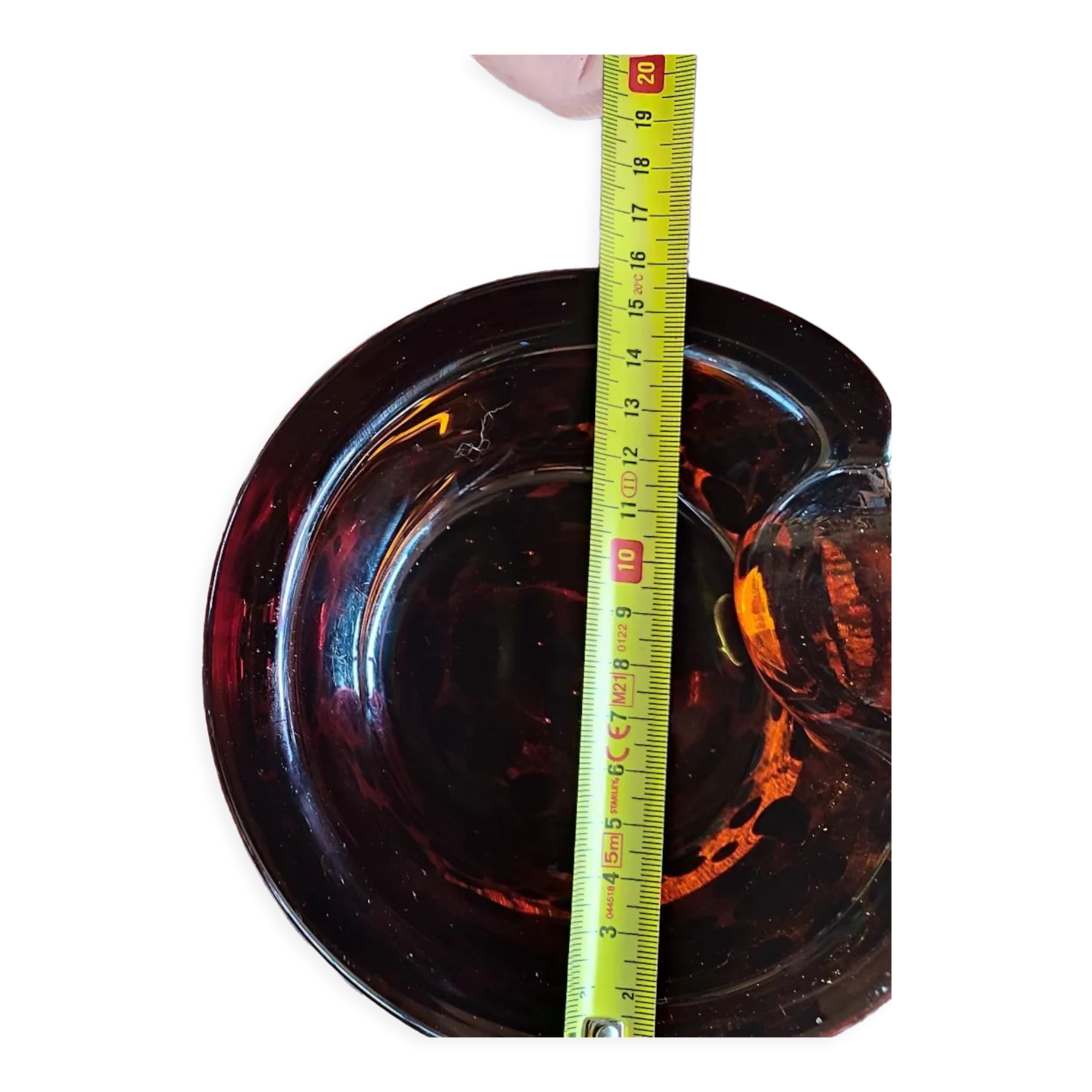 Cigarette ashtray pocket emptier, Murano Vincenzo Nason