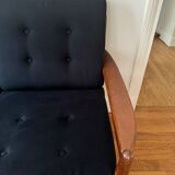 Vintage Scandinavian three-seater sofa