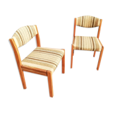 Vintage beech chairs - batch of 2