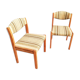 Chaises vintage en hètre - lot de 2