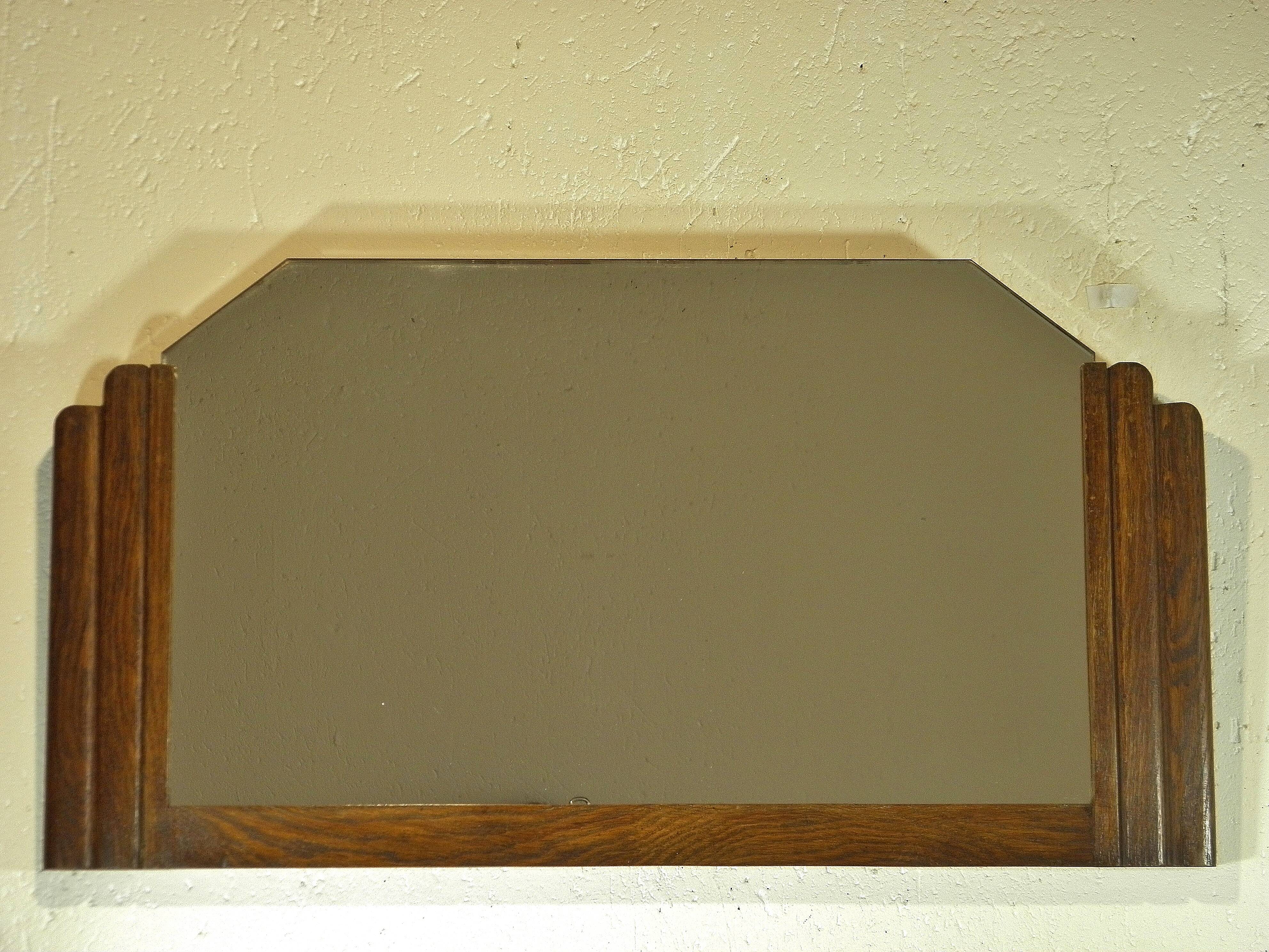 Art Deco wall mirror 74 x 39 cm