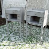 Pair of gray bedside tables