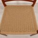 6 chaises modèle 82 en teck et corde par Niels Otto Møller